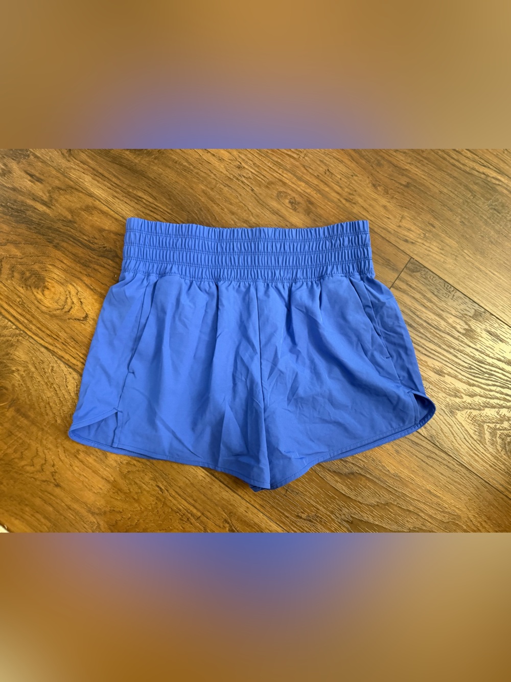 Old Navy Royal Blue Athletic Shorts with Smocked Waistband
